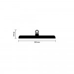50W LED UFO Highbay Hallenleuchte breitstrahlend 4500K