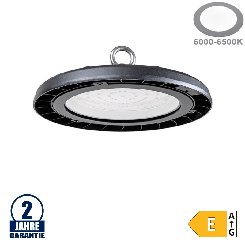100W LED UFO Highbay Hallenleuchte breitstrahlend 6000K