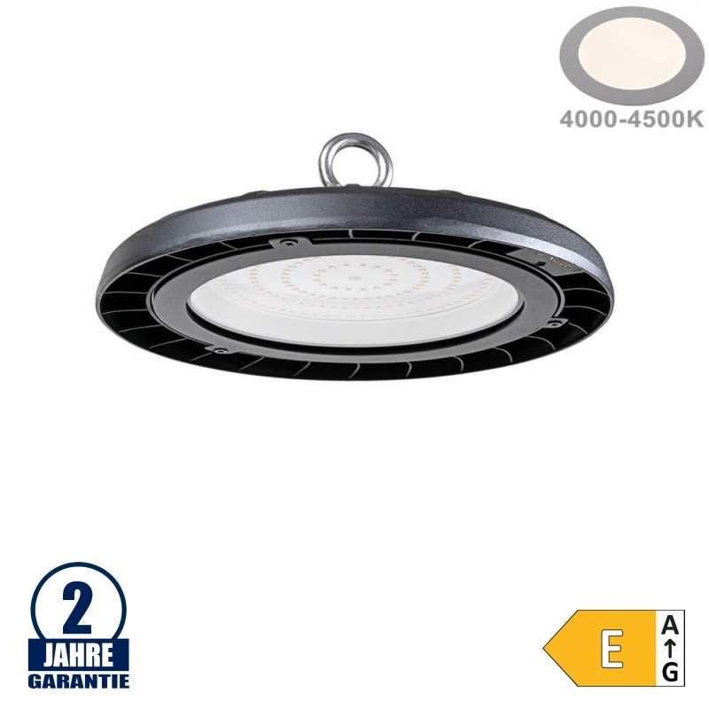 100W LED UFO Highbay Hallenleuchte breitstrahlend 4500K