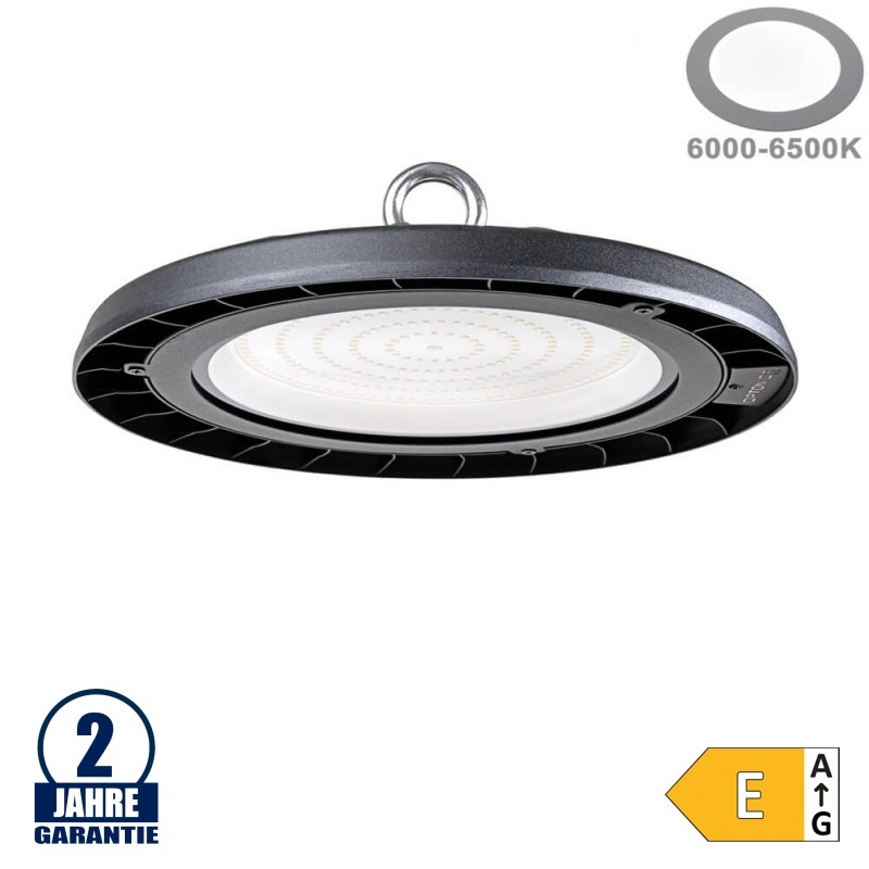 150W LED UFO Highbay Hallenleuchte breitstrahlend 6000K