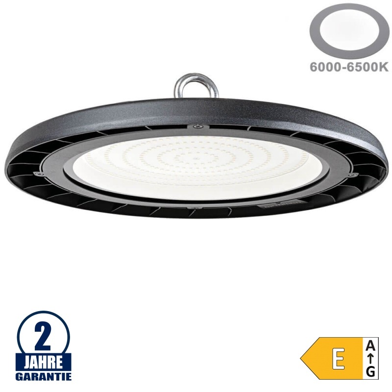 200W LED UFO Highbay Hallenleuchte breitstrahlend 6000K