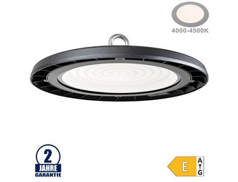 200W LED UFO Highbay Hallenleuchte breitstrahlend 4500K
