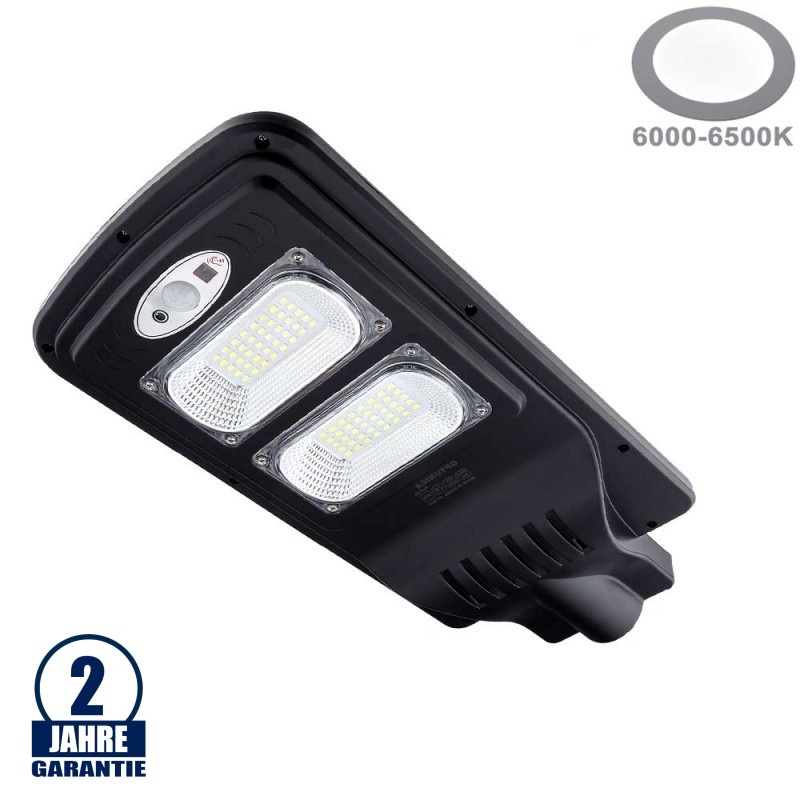 8W LED Solar Straßenleuchte 6000K IP65