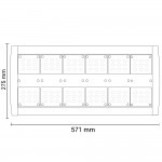180W LED Straßenleuchte 5700K Kaltweiß