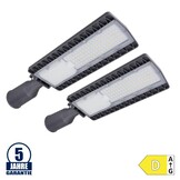 50W LED Straßenleuchte 120LM/W Kaltweiß 2 Stk.