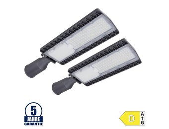 60W LED Straßenleuchte 120LM/W Kaltweiß 2 Stk.