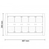 150W LED Tunnelleuchte 5700K Kaltweiß