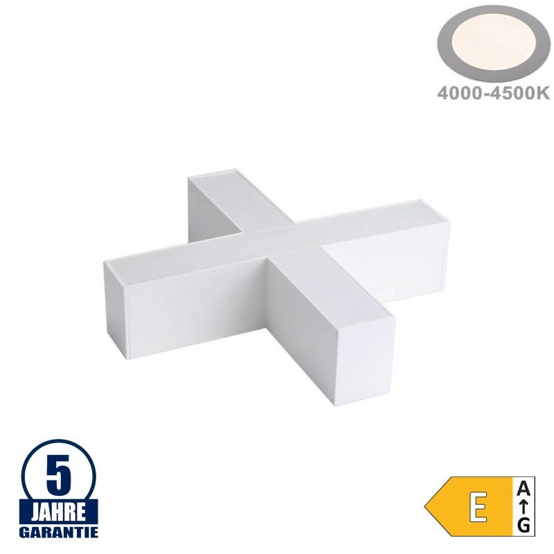 15W X-Verbinder für Linearleuchte Slim Professional Weiß Neutralweiß 5382