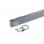 50W LED Linearleuchte mit Abhängung UGR19 Silber Neutralweiß