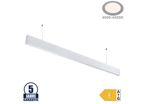 50W LED Linearleuchte Up and Down Professional mit Abhängung Weiß Neutralweiß