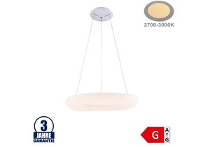 38W LED Pendelleuchte Rund 3000K Weiß