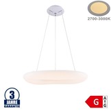 50W LED Pendelleuchte Rund 3000K Weiß