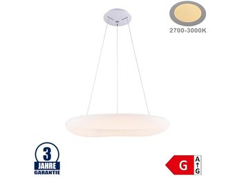 50W LED Pendelleuchte Rund 3000K Weiß