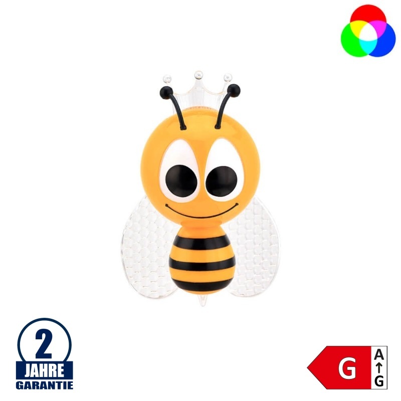 Nachtlicht Biene RGB 0,5W