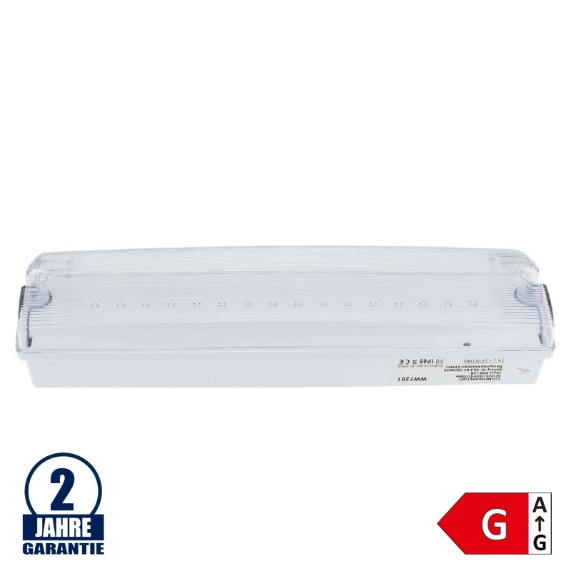 4W LED Notleuchte 3.6V 1500mAh Ni-Cd Akku