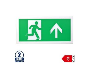 3W LED Notausgangsleuchte Wandmontage 3.6V 1200mAh Ni-Cd