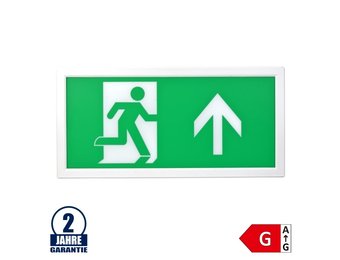 3W LED Notausgangsleuchte Wandmontage 3.6V 1200mAh Ni-Cd