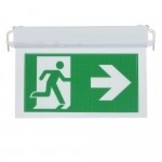 2W LED Notausgangsleuchte Einbaumontage 3.6V 900mAh Ni-Cd Akku