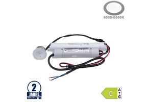3W LED Notleuchte Einbau Osram-Chip 4.8V 1800mAh