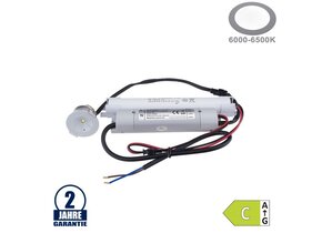 3W LED Notleuchte Einbau Osram-Chip 4.8V 1800mAh