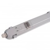 9W LED Feuchtraum/-Wannenleuchte inkl. Röhre SET 60cm einflammig IP65 Kaltweiß