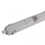 18W LED Feuchtraum/-Wannenleuchte inkl. Röhre SET 120cm einflammig IP65 Kaltweiß