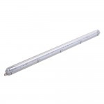 18W LED Feuchtraum/-Wannenleuchte inkl. Röhre SET 120cm einflammig IP65 Kaltweiß