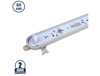 T8 LED Wanneleuchte für 60 cm 1 Röhre IP65