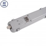 T8 LED Wannenleuchte für 60 cm 2 Röhren IP65