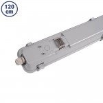 T8 LED Wannenleuchte für 120 cm 2 Röhren IP65