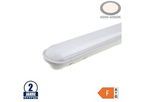 40W LED Wannenleuchte 120cm IP65 Neutralweiß Slim