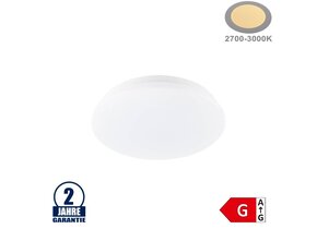 12W LED Deckenleuchte Kristall Warmweiß