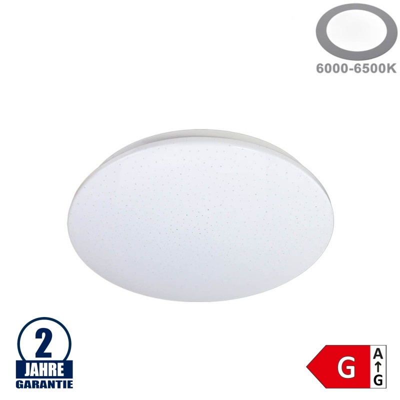 18W LED Deckenleuchte Kristall Kaltweiß