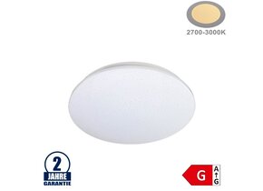 18W LED Deckenleuchte Kristall Warmweiß