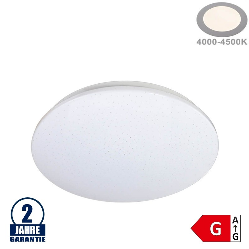 24W LED Deckenleuchte Kristall Neutralweiß