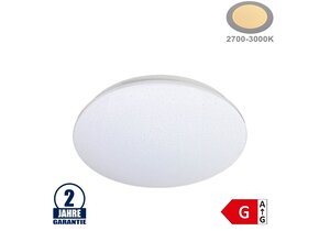 24W LED Deckenleuchte Kristall Warmweiß