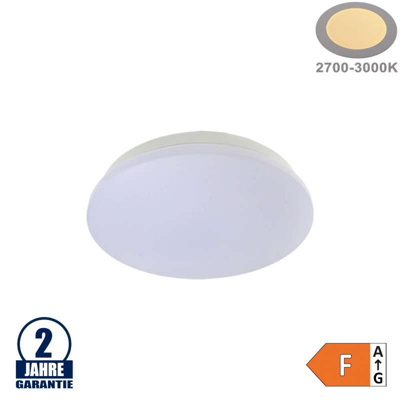 12W LED Deckenleuchte Matt Warmweiß