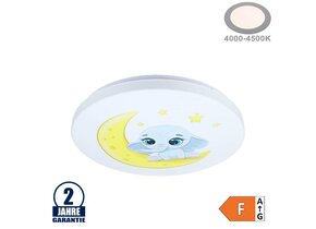 24W Kinderzimmerleuchte ELEPHANT 4000K