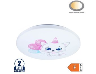65W Kinderzimmerleuchte PINK KITTY Farbwechsel 3000K-6000K