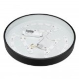 30W LED Deckenleuchte Rund Schwarz Warmweiß