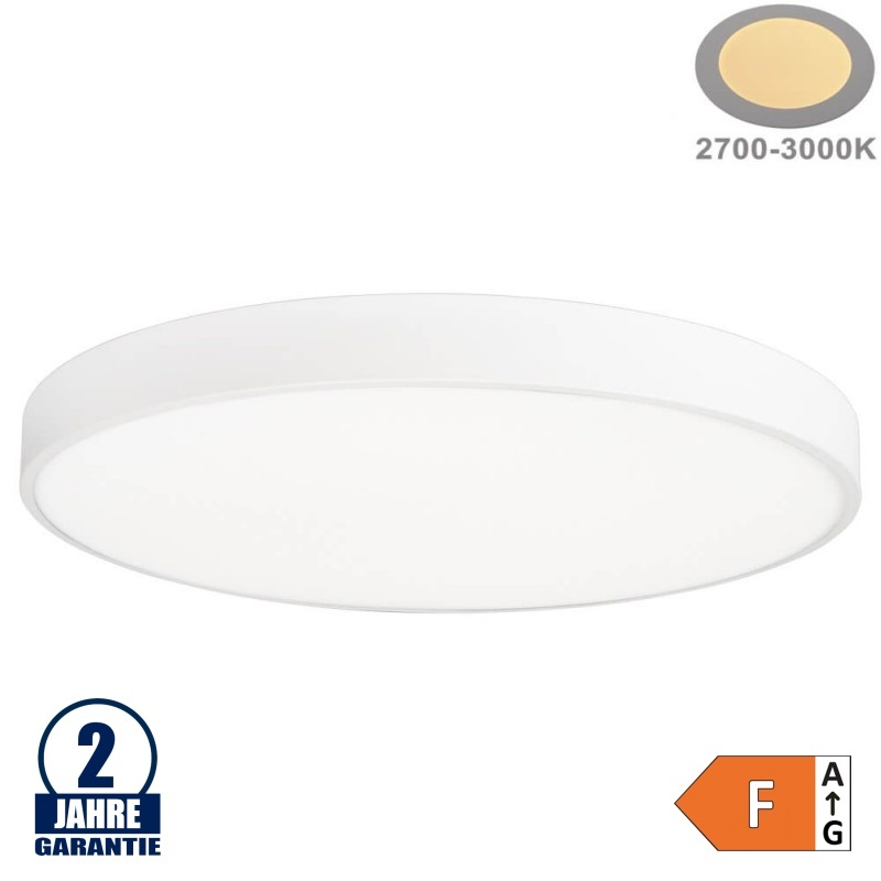54W LED Deckenleuchte Rund Weiß Warmweiß