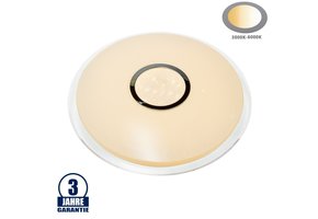 40W LED Lampe 3000K-6000K Matt Weiß Innenkreis Sternenhimmel EPISTAR 2835