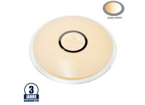 40W LED Lampe 3000K-6000K Matt Weiß Innenkreis Sternenhimmel EPISTAR 2835
