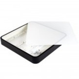 30W LED Deckenleuchte Quadratisch Schwarz Warmweiß