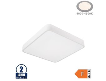 30W LED Deckenleuchte Quadratisch Weiß Neutralweiß