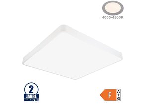 64W LED Deckenleuchte Quadratisch Weiß Neutralweiß