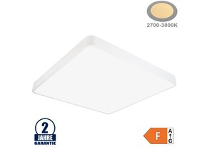 64W LED Deckenleuchte Quadratisch Weiß Warmweiß