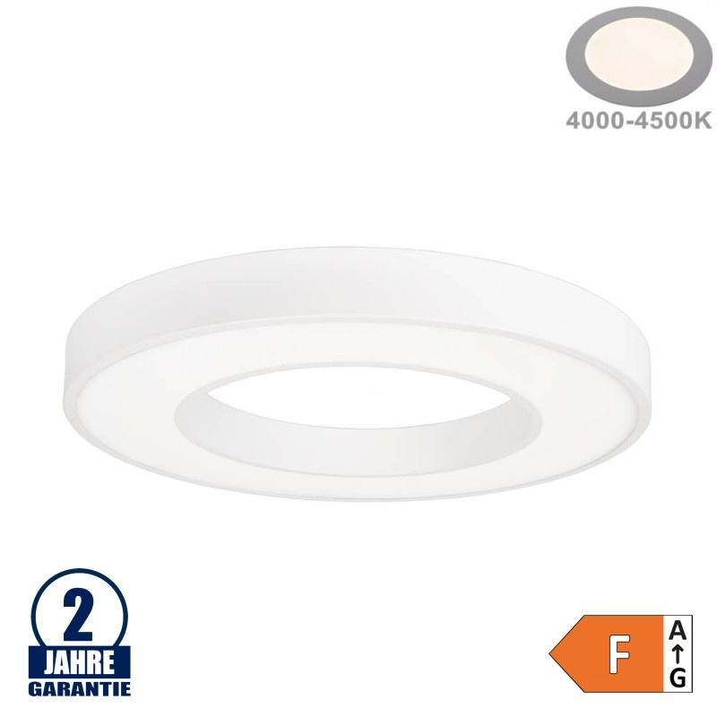 36W LED Deckenleuchte Design Rund Weiß Neutralweiß