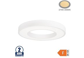 36W LED Deckenleuchte Design Rund Weiß Warmweiß