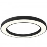 64W LED Deckenleuchte Design Rund Schwarz Neutralweiß